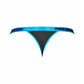 Male Power Casanova Uplift Micro Thong Black/Blue Size S/M or M/L or L/XL