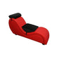 Daytona | Kama Sutra Mebon Chaise Love Lounge Red w Black Pillows