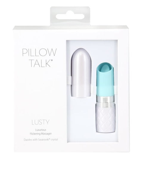 Pillow Talk Lusty Flickering Massager Clitoral Vibrator Teal