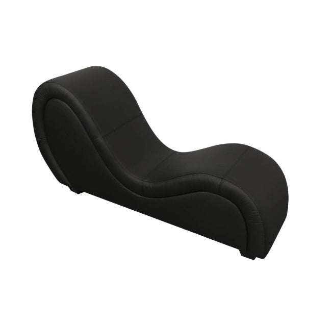 Daytona | Kama Sutra Mebon Chaise Love Lounge Leather Black