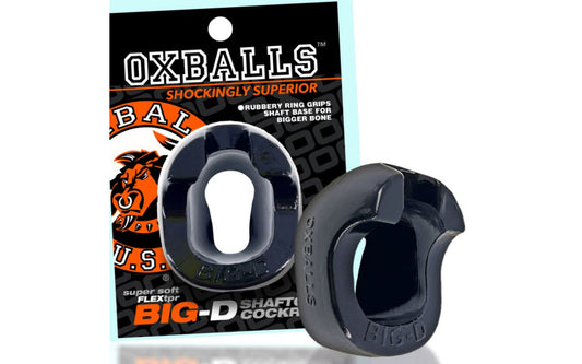 OxBalls Big D Shaft Grip Cock Ring Black