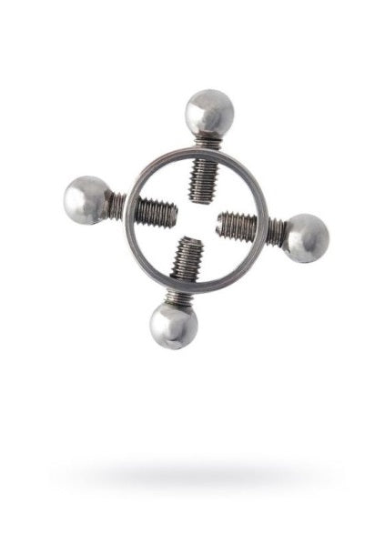 Metal | Silver Metal 2 Pc Nipple Clamps