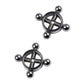 Metal | Silver Metal 2 Pc Nipple Clamps