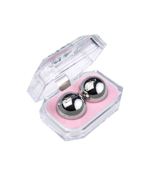 Metal | Silver Metal 2 Pc Vaginal Balls 3cm