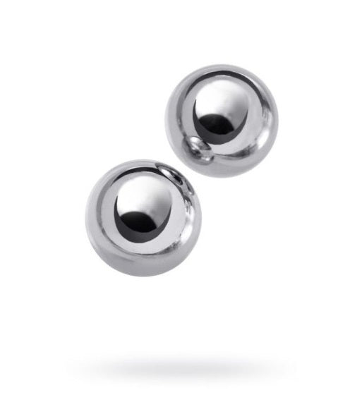 Metal | Silver Metal 2 Pc Vaginal Balls 2.5cm