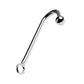 Metal | Silver Metal Anal Hook w Ball