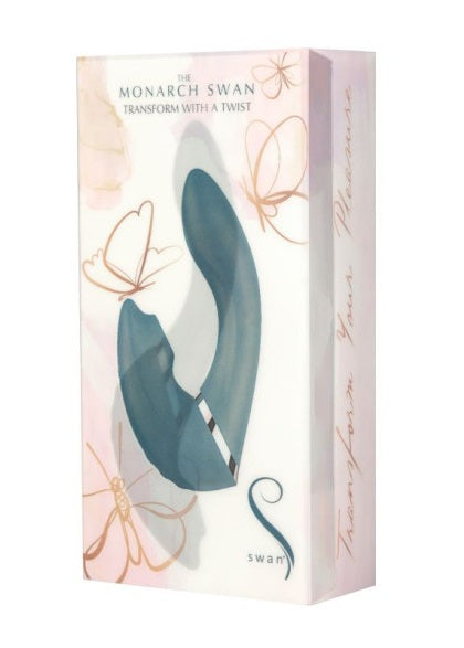 Swan | The Monarch Swan Transforming Vibe G-Spot Vibrator Clitoral Stimulator Teal