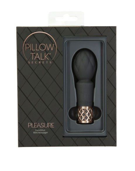 Pillow Talk Secrets Pleasure Wand Body Massage Black