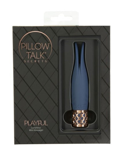 Pillow Talk Secrets Playful Massager Clitoral Vibrator Blue