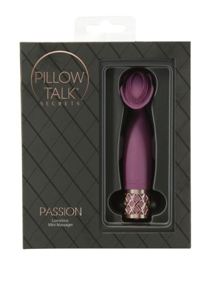 Pillow Talk Secrets Passion Massager Clitoral Vibrator Burgundy