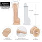 Naked Addiction | Rotating 8" Vibrating Dildo w Remote Vanilla