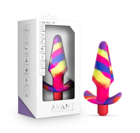 Avant Free Spirit Scarlet Silicone Butt Plug