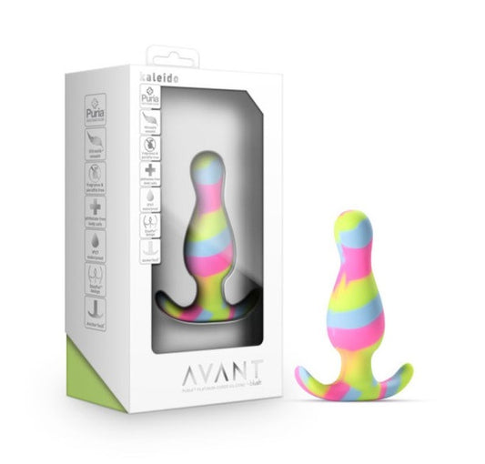 Avant Kaleido Lime Silicone Butt Plug