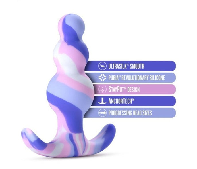 Avant Twilight Blue Silicone Butt Plug