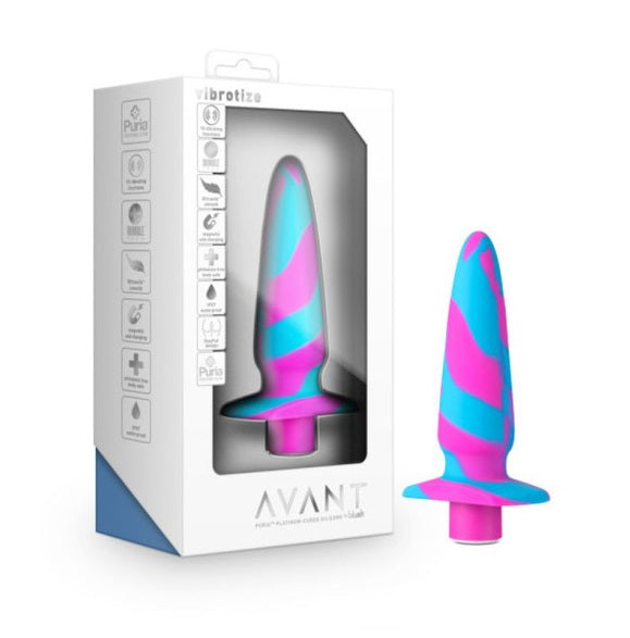 Avant Vibrotize Silicone Mini Anal Vibe Fuchsia