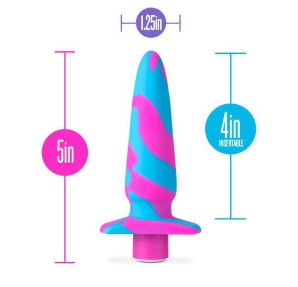 Avant Vibrotize Silicone Mini Anal Vibe Fuchsia