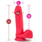 Ruse Big Poppa Cerise Dildo 8" with Suction Cup