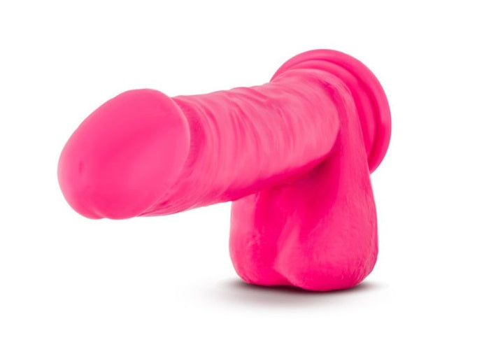 Ruse Big Poppa Hot Pink Dildo 8" with Suction Cup