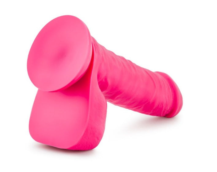 Ruse Big Poppa Hot Pink Dildo 8" with Suction Cup