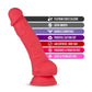 Ruse Hypnotize Cerise Dildo 7.5" with Suction Cup