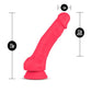 Ruse Hypnotize Cerise Dildo 7.5" with Suction Cup