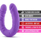 Ruse Silicone Slim 18" Double Dong Purple