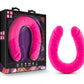 Ruse Silicone Slim 18" Double Dong Hot Pink