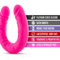 Ruse Silicone Slim 18" Double Dong Hot Pink