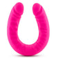 Ruse Silicone Slim 18" Double Dong Hot Pink