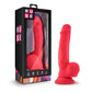 Ruse Shimmy Cherise Dong Dildo 8.75" with Suction Cup