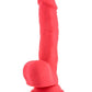 Ruse Shimmy Cherise Dong Dildo 8.75" with Suction Cup