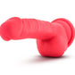 Ruse Shimmy Cherise Dong Dildo 8.75" with Suction Cup