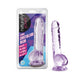 Naturally Yours 8" Crystaline Dildo Amethyst