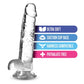 Naturally Yours 7" Crystaline Dildo Diamond