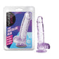 Naturally Yours 6" Crystaline Dildo Amethyst