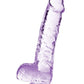 Naturally Yours 6" Crystaline Dildo Amethyst