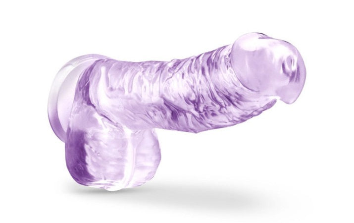 Naturally Yours 6" Crystaline Dildo Amethyst