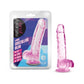 Naturally Yours 6" Crystaline Dildo Rose