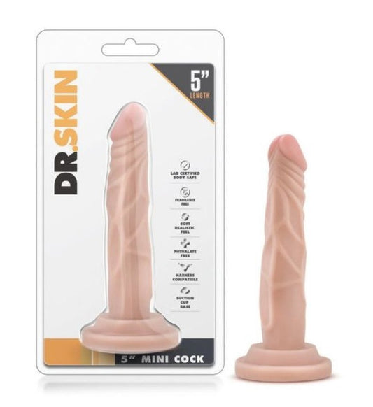 Dr Skin 5" inches Mini Cock Beige