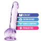 Naturally Yours 8" Crystaline Dildo Amethyst