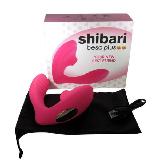 Shibari Beso Plus G-Spot and Clitoral Vibrator Pink