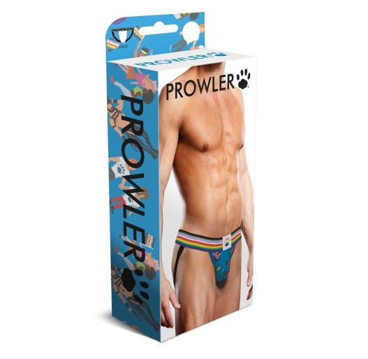 Prowler Pixel Art Gay Pride Collection Jock White Size S/M/L/XL