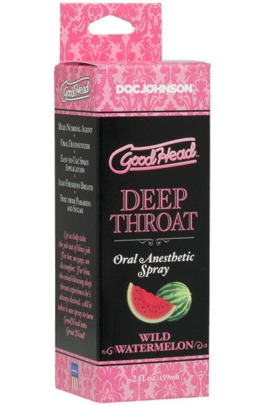 Doc Johnson GoodHead Deep Throat Spray Wild Watermelon 59ml