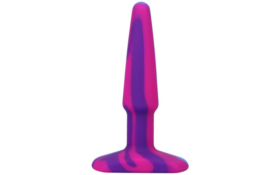 Doc Johnson A-Play Groovy Silicone Anal Plug 4" Berry