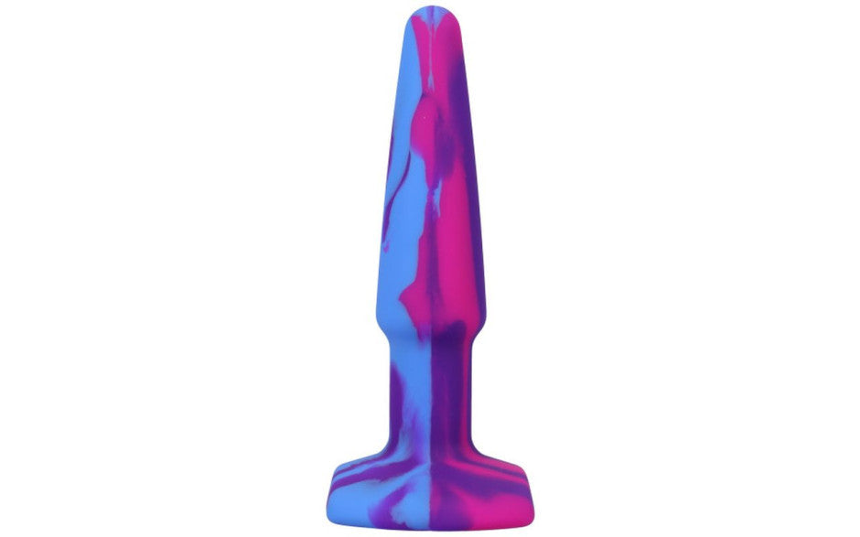 Doc Johnson A-Play Groovy Silicone Anal Plug 4" Berry