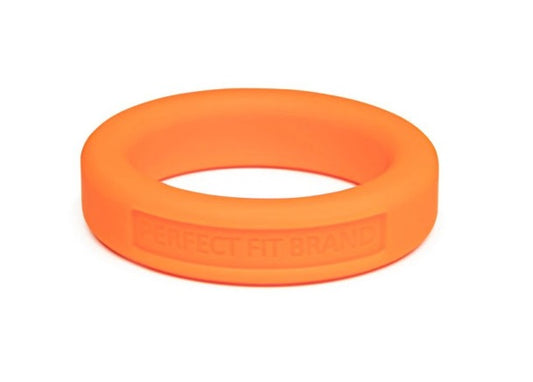 PerfectFit Classic Silicone Medium Stretch Penis Ring 36mm Orange