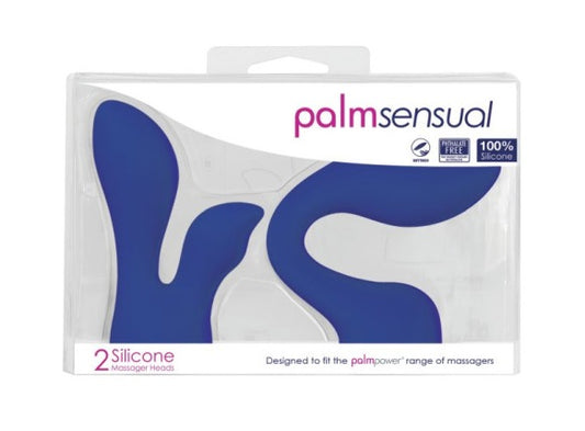 PalmPower PalmSensual Massager Heads Blue (For use with PalmPower)