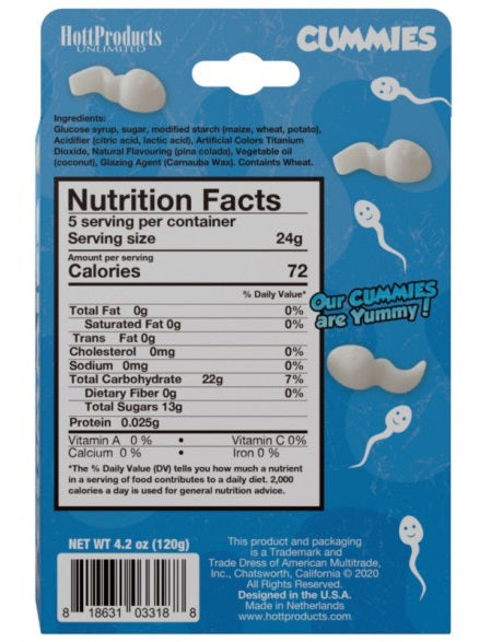 Hott Products | Cummies Sperm Shaped Gummies