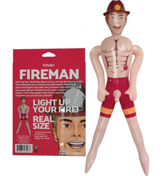 Hott Products | Fireman Inflatable Doll