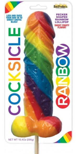 Hott Products | Rainbow Cocksicle Lollipop